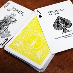 Bicycle Playing Cards Yellow Poker (Geel)