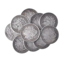 Palming Coins Morgan Dollars / 10 St.