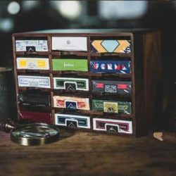 Wooden Playing Cards Cabinet