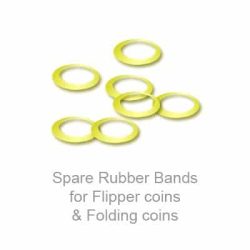 Spare Rubber Bands for Flipper Coins & Folding Coins