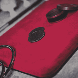 Suede Leather Mini Pad / Groen
