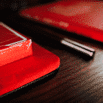 Suede Leather Medium Pad / Red