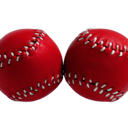 2 Chopcup balls (red) small - Leo Smetsers