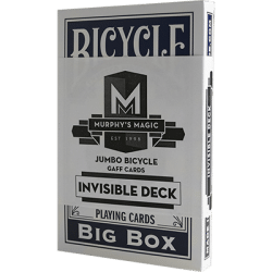 Jumbo Invisible Deck Bicycle (Blue)