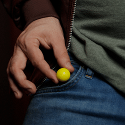 Alternative view of Bounce No Bounce Balls / YELLOW