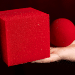 Magic Sponge Ball to Square JUMBO RED