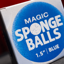 Magic Sponge Balls 4 pack Blauw ( 1,5" / 3,8cm )