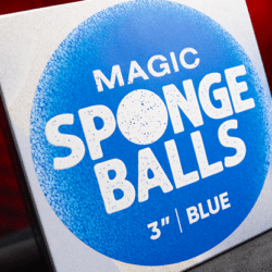 Magic Sponge Balls 4 pack Blauw ( 3" / 7,5cm )