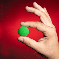 Magic Sponge Balls 4 pack Groen ( 1" / 2,5cm )