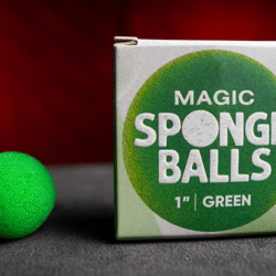 Magic Sponge Balls 4 pack Groen ( 1" / 2,5cm )