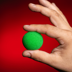 Magic Sponge Balls 4 pack Groen ( 1,5" / 3,8cm )