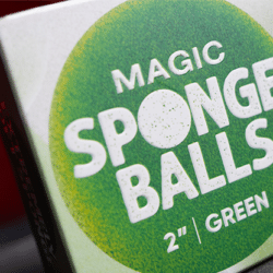 Magic Sponge Balls 4 pack Groen ( 2" / 5cm )