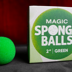 Magic Sponge Balls 4 pack Groen ( 2" / 5cm )