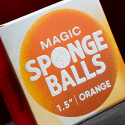 Magic Sponge Balls 4 pack Oranje ( 1,5" / 3,8cm )