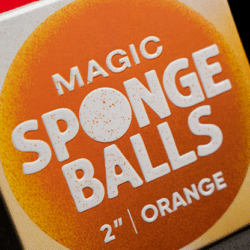 Magic Sponge Balls 4 pack Oranje ( 2" / 5cm )