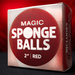 Magic Sponge Balls 4 pack Rood ( 2" / 5cm )