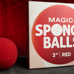 Magic Sponge Balls 4 pack Rood ( 3" / 7,5cm )