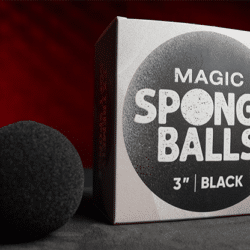 Magic Sponge Balls 4 pack Zwart ( 3" / 7,5cm )