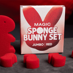Magic Sponge Bunny Rabbit Set (Rood)