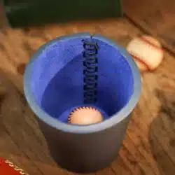 LEATHER CHOP CUP 2.0 - Surf Blue