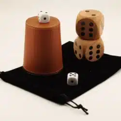 Alternative view of Cup & Dice
