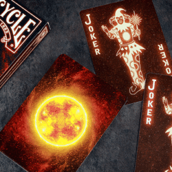 Alternative view of Bicycle Starlight Solar Playing Cards