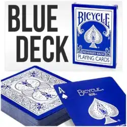 Reversed Back Bicycle Deck – Blue