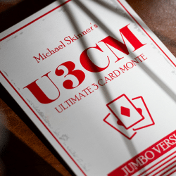 Ultimate Bicycle Jumbo 3 Card Monte (Red)