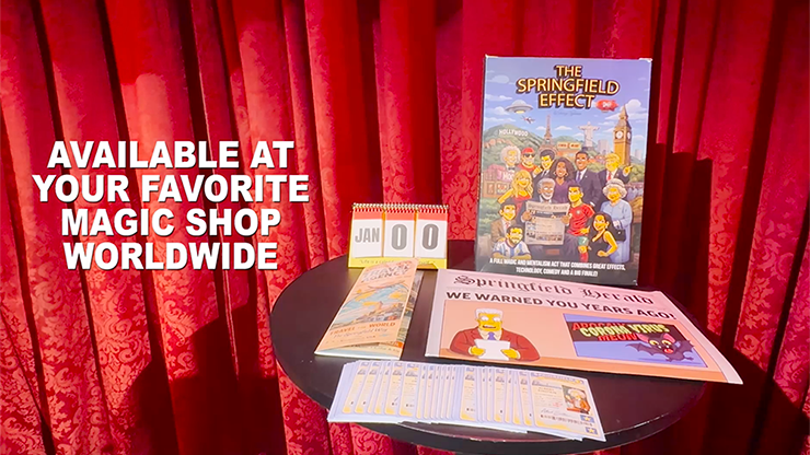 The Springfield Effect accessoires en inhoud voor een complete mentalisme routine