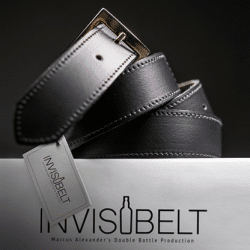 Invisibelt by Marcus Alexander, black, size L, invisible belt for magicians