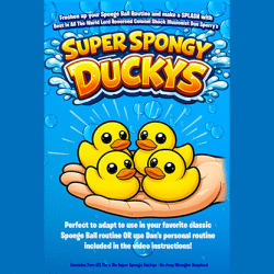 Super sponsachtige eendjes (4) goocheltruc van Dan Sperry voor close-up goochelaars