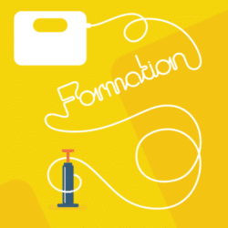 Formation productafbeelding van een goocheltruc met verrassend illusie-effect